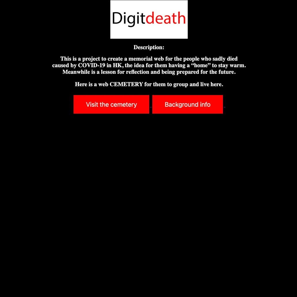 Digitdeath documentation view 3